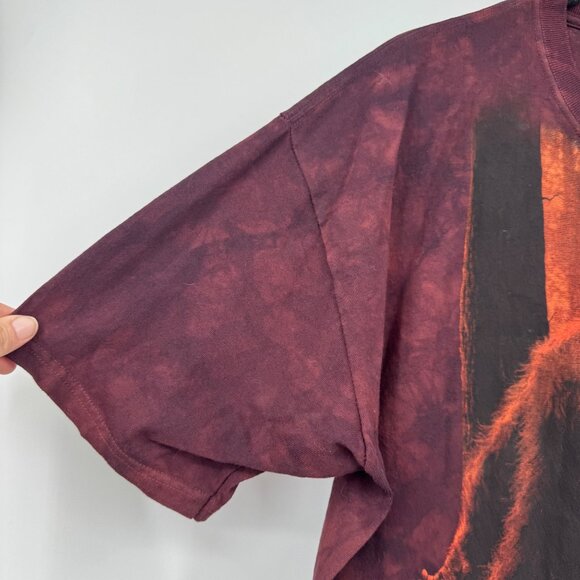 Sasquatch Big Foot THE MOUNTAIN Hoh Rainforest Tie-Dye Bleach Shirt extra large - Picture 4 of 5